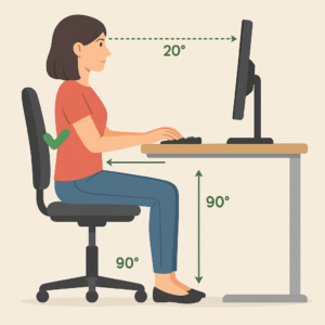 ergonomics for sitting at work